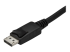 StarTech.com 9.8ft/3m USB C to DisplayPort 1.2 Cable 4K 60Hz, USB-C to DisplayPort Adapter Cable HBR2, USB Type-C DP Alt Mode to DP Monitor Video Cable, Compatible w/ Thunderbolt 3, Black - Närbild