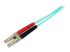 StarTech.com 10m (30ft) LC/UPC to LC/UPC OM3 Multimode Fiber Optic Cable, Full Duplex 50/125Âµm Zipcord Fiber Cable, 100G Networks, LOMMF/VCSEL, <0.3dB Low Insertion Loss - Närbild