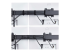 StarTech.com Crossbar Triple Monitor Desk Mount, VESA 75x75/100x100 - Närbild