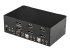 StarTech.com Dubbel USB DisplayPort KVM-switch med 2 portar, audio & USB 2.0-hubb - Tillbaka
