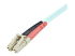 StarTech.com 1m (3ft) LC/UPC to LC/UPC OM3 Multimode Fiber Optic Cable, Full Duplex 50/125Âµm Zipcord Fiber Cable, 100G Networks, LOMMF/VCSEL, <0.3dB Low Insertion Loss - Närbild