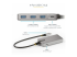 StarTech.com 4-Port USB-C Hub with USB-C DP Alt Mode Video Output 4K 60Hz, 3x USB-A, 1x USB-C, 100W Power Delivery Pass-Through, USB 3.2 Gen 2 (10Gbps), Portable USB Type-C to USB Type-A/C - Flera vinklar