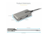 StarTech.com USB-C-multiportadapter - Flera vinklar