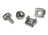 StarTech.com M5 Mounting Screws and Cage Nuts for Server Rack Cabinet - Flera vinklar